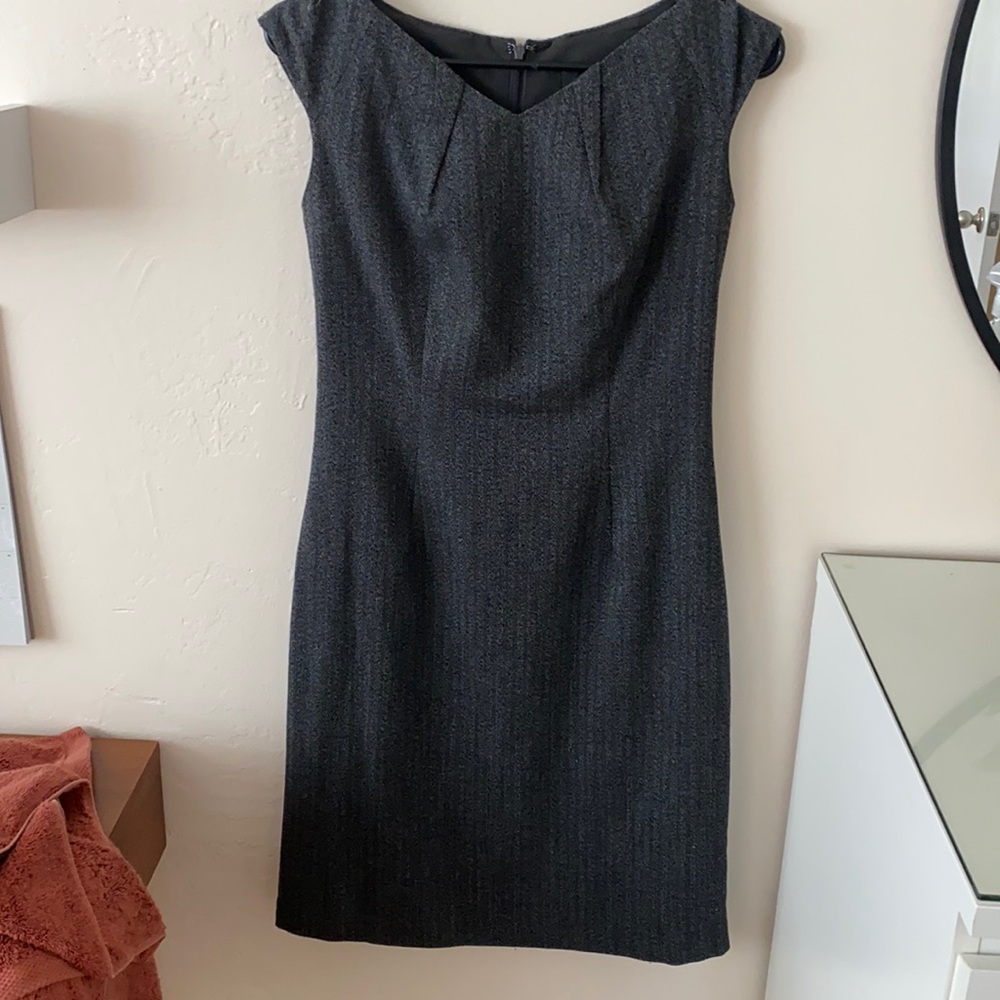 black and some white dress